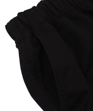 WEGO 【ウエストゴム】イージーバギーカーゴショーツ ブラック