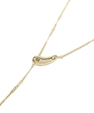 YECCA VECCA ドロップパーツスライドラリエット Gold