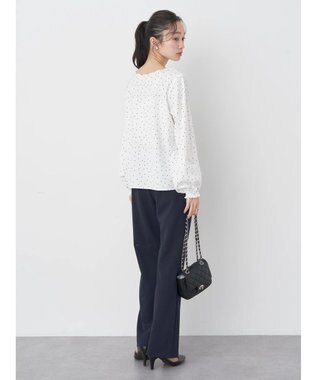 earth music&ecology パールスリットパンツ Navy