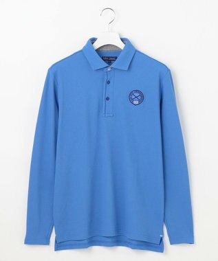 23区GOLF 【MEN】【UVカット】ハニカムカノコ長袖ポロシャツ