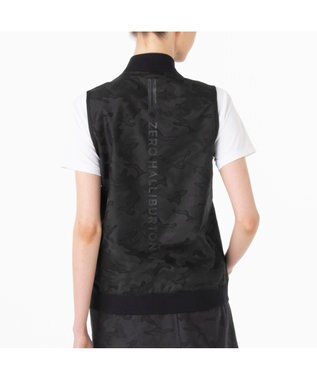 ZERO HALLIBURTON クールドッツカモフラベスト 82841 W4S8b レディースゴルフ ブラック