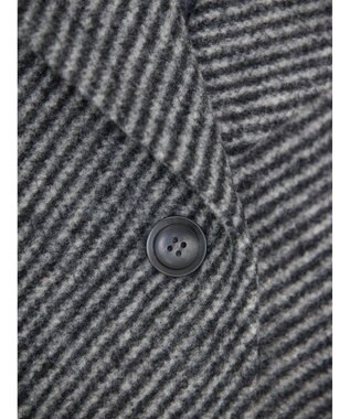 AMERICAN HOLIC ツイードライクコクーンミディコート Gray