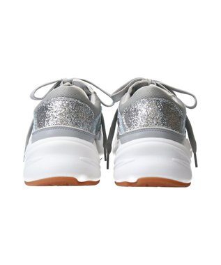 Bridget Birkin 【Bridget Birkin】ラメツイードコンビスニーカー グレー雑材