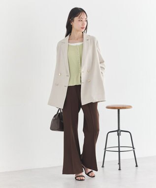 earth music&ecology 【予約】アソート金ボタンジャケット エクリュ