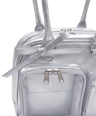 WEGO 【痛バ＆推し活グッズ】きらふわぬい痛ボストンバッグ シルバー