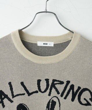 WEGO 【ユニセックス着用ITEM】ジャガードニットプルオーバー（S） ホワイト