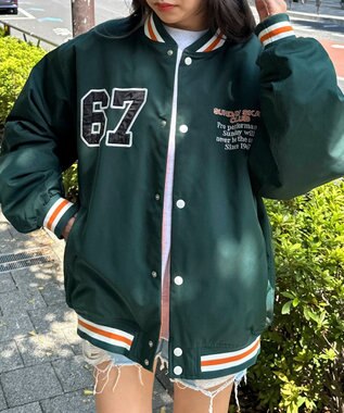 WEGO パテッドワッペンスタジャン ダークグリーン