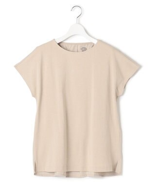 J.PRESS YORK STREET 【WOMEN】バックファブリックコンビ　プルオーバー ベージュ系