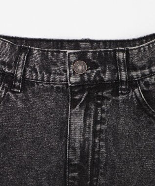 WEGO デニムフリルミニスカート ブラックその他