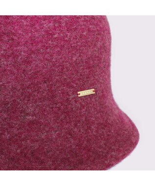 ATRENA 【日本製】FLUFFLY TRICOLOR ウールバケットハット ワイン