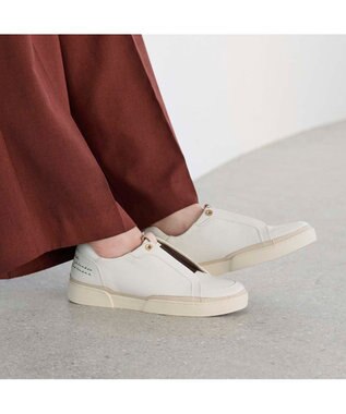 MODE ET JACOMO <MODE ET JACOMO>スリップオンスニーカー ホワイトコンビ