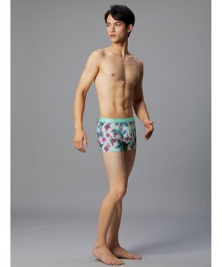 WACOAL MEN ボクサーパンツ 【ハナコトバパンツ】 フロント快適設計 肌あたり軽減設計 誕生日 記念日 前閉じ 下着 メンズ GT3221 /ブロス バイ ワコールメン チャコールグレー