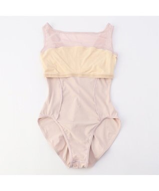 Chacott ノースリーブレオタード ヨーロピアンピンク