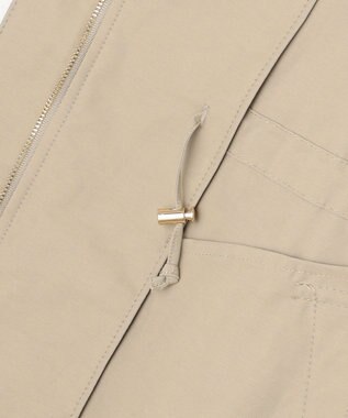 自由区 【カタログ掲載・撥水加工・洗える】コットンナイロンタッサー ブルゾン ベージュ