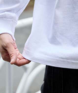 WEGO 【ユニセックス着用ITEM/MLサイズ展開】別注BENDAVISハートワンポイント刺繍T（LS） ホワイト