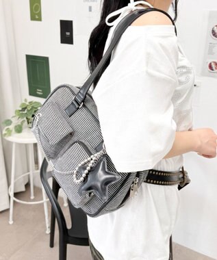 WEGO スターチャームランダムポケットボストンバッグ 柄1