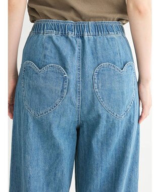 Green Parks ・Ｄｏｕｂｌｅ　Ｆｌａｇｓ　ハートポケットデニムパンツ Indigo