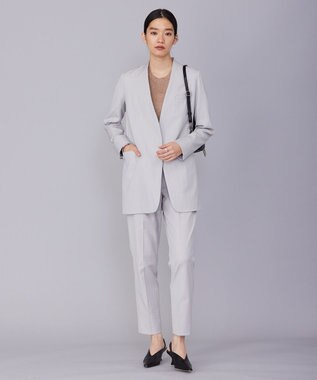 ICB 【セットアップ対応・洗える】 LooseWeave テーパードパンツ トープ系