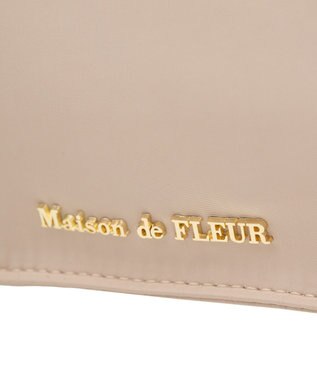 Maison de FLEUR EC限定サイドポケットフリルハンドルスクエアトート Beige