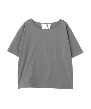 earth music&ecology バックデザインカットプルオーバー Gray