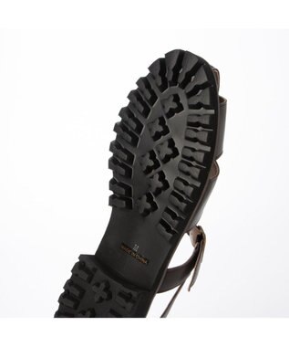 ing <ing>軽量ソールグルカサンダル ダークブラウン