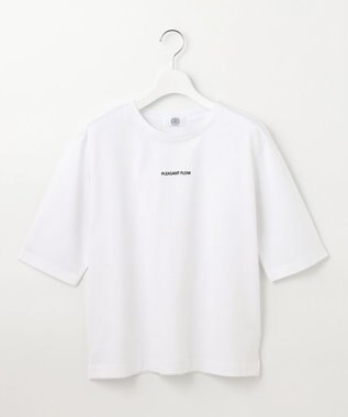 J.PRESS LADIES L ロゴ Tシャツ ホワイト系