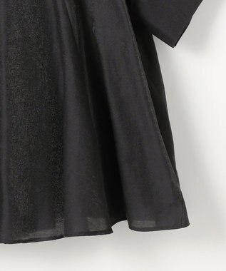 自由区 ブライトシアーシャンブレー ブラウス ブラック