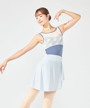 Chacott ノースリーブレオタード ブルー