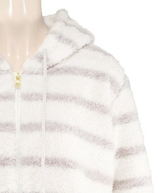 San-ai Resort（三愛水着楽園） 【ルームウェア】【fuwamoko home northerly】ふわもこパーカー 【northerly】 ベージュ