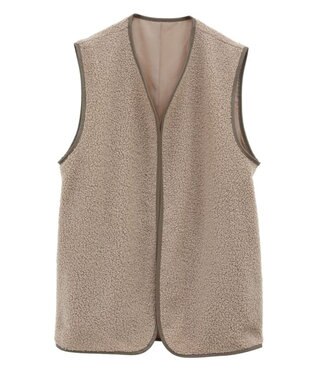 Green Parks ＢＰ　パイピングライトボアベスト Gray Beige