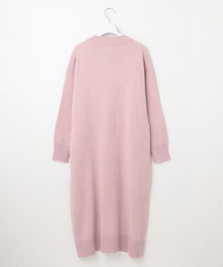 23区 【SLOW/一部店舗限定】ニットトータル Vネック ワンピース ピンク系