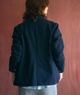AMERICAN HOLIC イージーケアWテーラードジャケット Navy