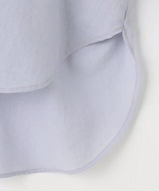 ANY SIS 【洗える】フーディ シャツ ライトブルー