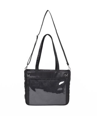 WEGO 【痛バ＆推し活グッズ】ときめき魔法フラップ痛バッグS ブラック