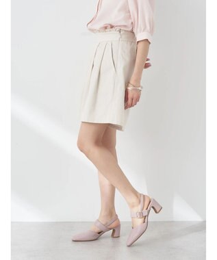 earth music&ecology フリルキュロットパンツ Ivory