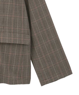 AMERICAN HOLIC イージーケアWテーラードジャケット Check