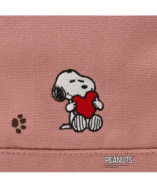CLATHAS SNOOPYキャンパス ２wayトートバッグ（大） ライトピンク