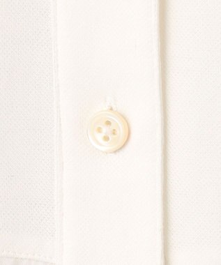 自由区 【XSサイズ~/洗える】ストレッチシャーティング ブザムシャツ ホワイト系1