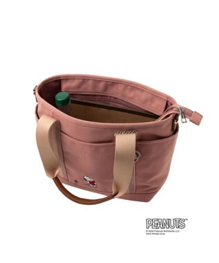 CLATHAS SNOOPYキャンパス ２wayトートバッグ（大） ライトピンク