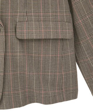 AMERICAN HOLIC イージーケアWテーラードジャケット Check