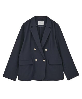 AMERICAN HOLIC イージーケアWテーラードジャケット Navy