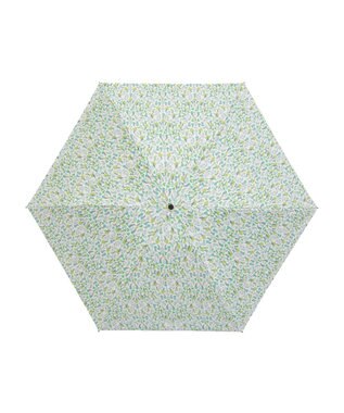 MOONBAT 【 遮光率100％/遮熱/UV/軽量】MACKINTOSH PHILOSOPHY(マッキントッシュフィロソフィー)晴雨兼用日傘 Snowblue Garden Barbrella バーブレラ 折りたたみ傘 フワクール生地使用 グリーン