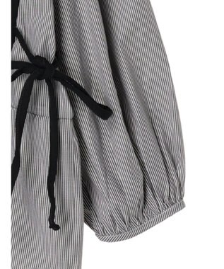 Green Parks 脇リボンドッキングプルオーバー Black