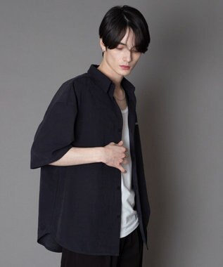 WEGO アイススウェードシャツ（SS） ブラック中濃色