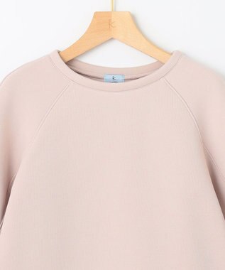 組曲 L ダンボールジャージー ショート丈プルオーバー ローズ系