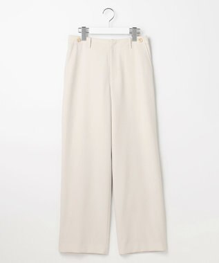 J.PRESS LADIES S 【WEB限定カラーあり】ツムギートflannel ストレート パンツ エクリュ系