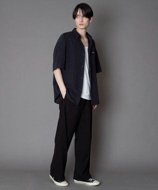 WEGO アイススウェードシャツ（SS） ブラック中濃色