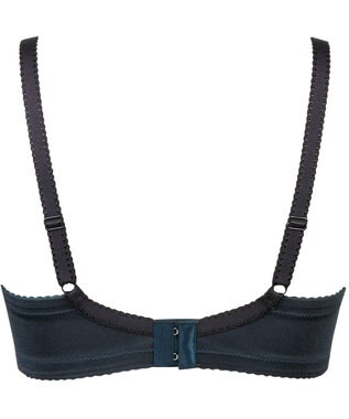 Wing ブラジャー コンパクトにバストメイク ラクなつけごこち 【小さく見せるブラ】 Hカップまで対応 大きいサイズ PB2862 ウイング／ワコール グレイッシュブルー