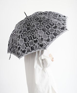 槇田商店 Stig Lindberg FRUKTLADA ブラック 長傘