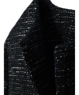 Green Parks ｅｆ－ｄｅ　ツィード調ノーカラージャケット Navy